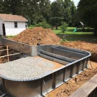 Pool construction