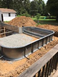 Pool construction