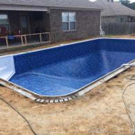 Pool Install in Progress